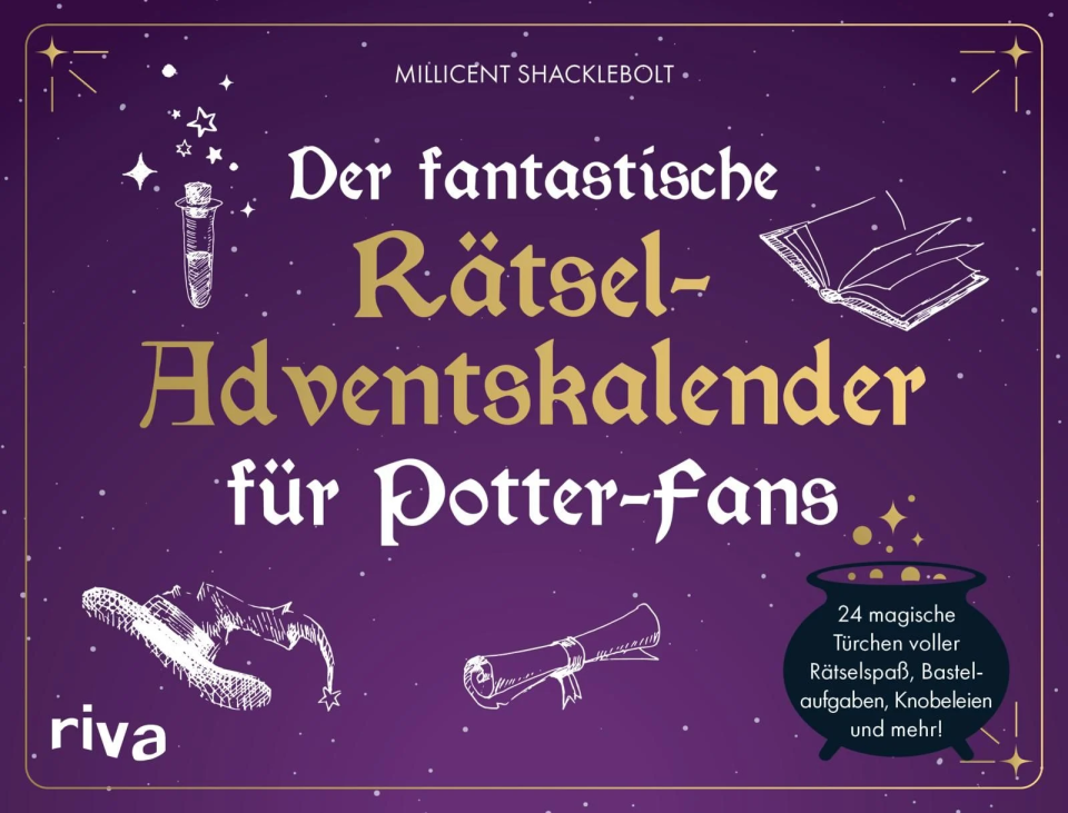 riva Der fantastische Rätsel-Adventskalender für Potter-Fans 2026