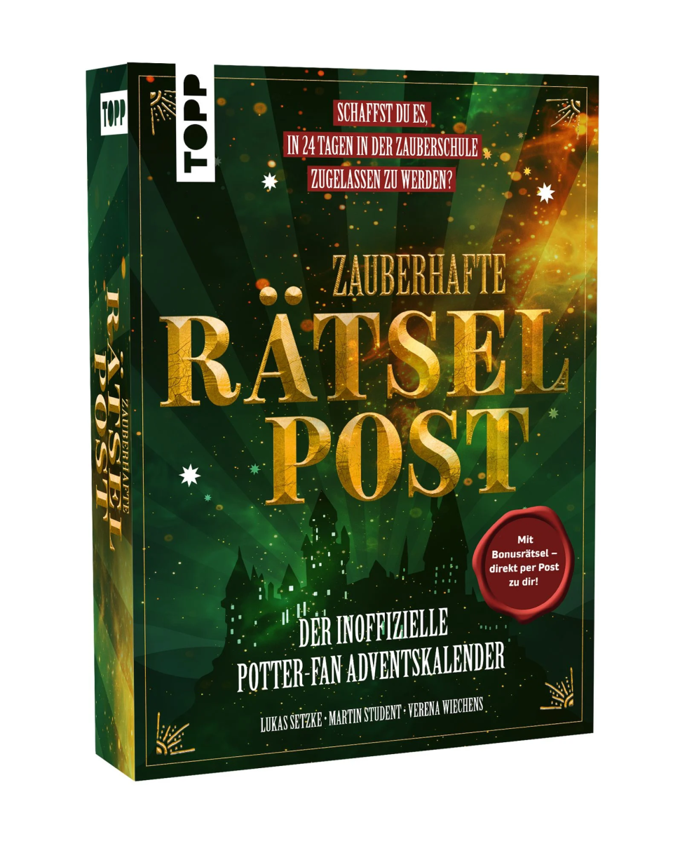 TOPP / frechverlag Zauberhafte Rätselpost – Der inoffizielle Potter-Fan-Adventskalender