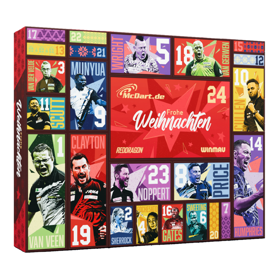 McDart Steel-Darts Adventskalender 2026
