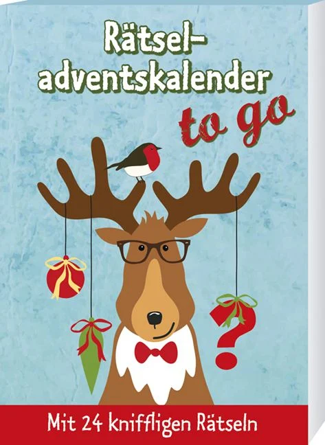 Kaufmann Verlag Rätseladventskalender to go – Mit 24 kniffligen Rätseln