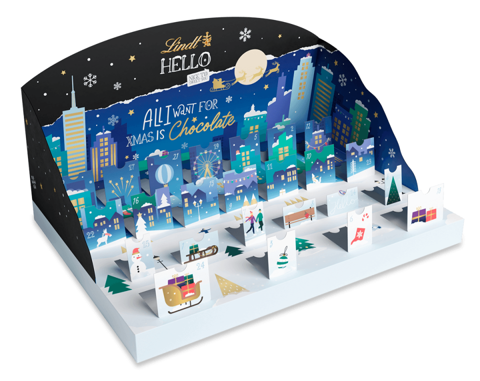 Lindt HELLO Adventskalender Pop Up