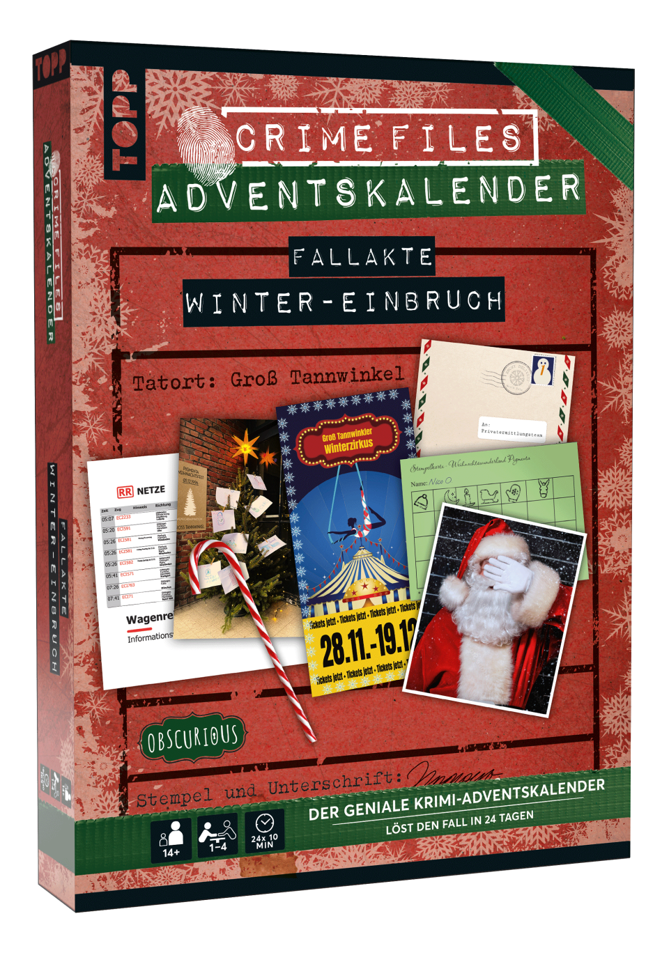 TOPP Crime Files – Fallakte: Winter-Einbruch Adventskalender