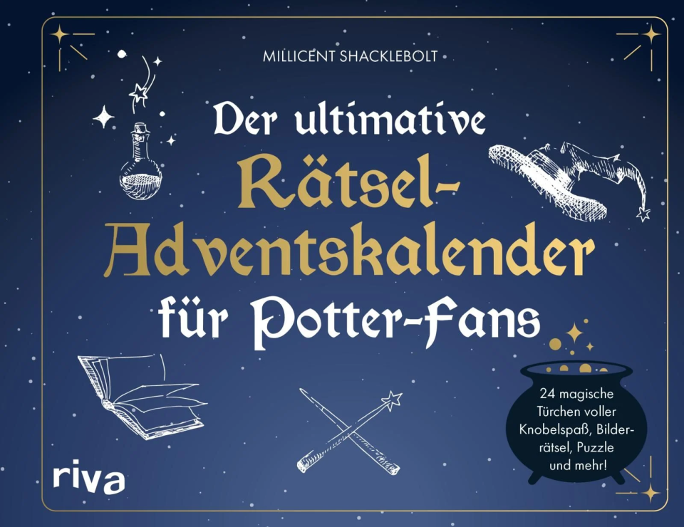 riva Verlag Der ultimative Rätsel-Adventskalender für Potter-Fans