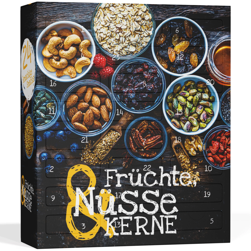 UMBRELLA (BOXILAND) Früchte, Nüsse & Kerne Adventskalender 2026 Bio