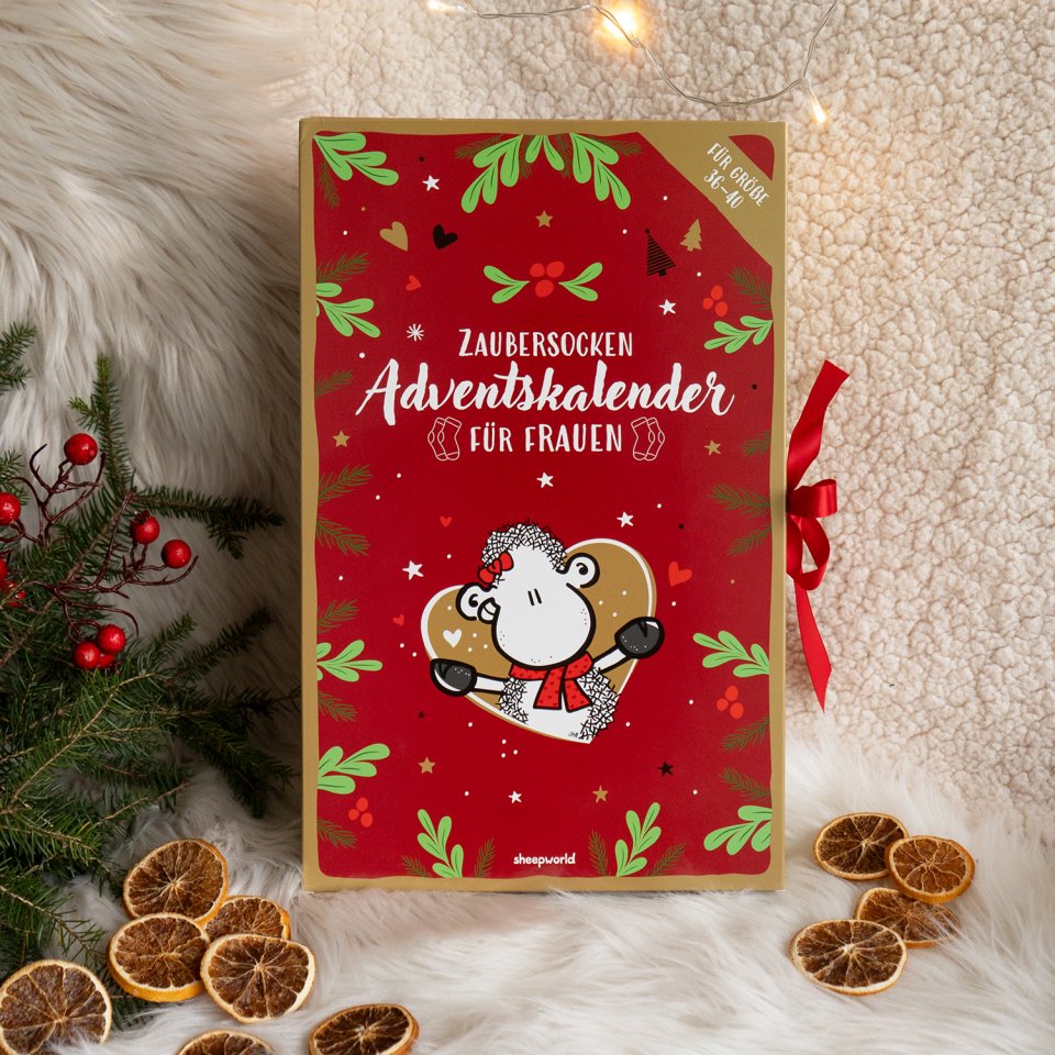 sheepworld Zaubersocken Adventskalender »für tolle Frauen«