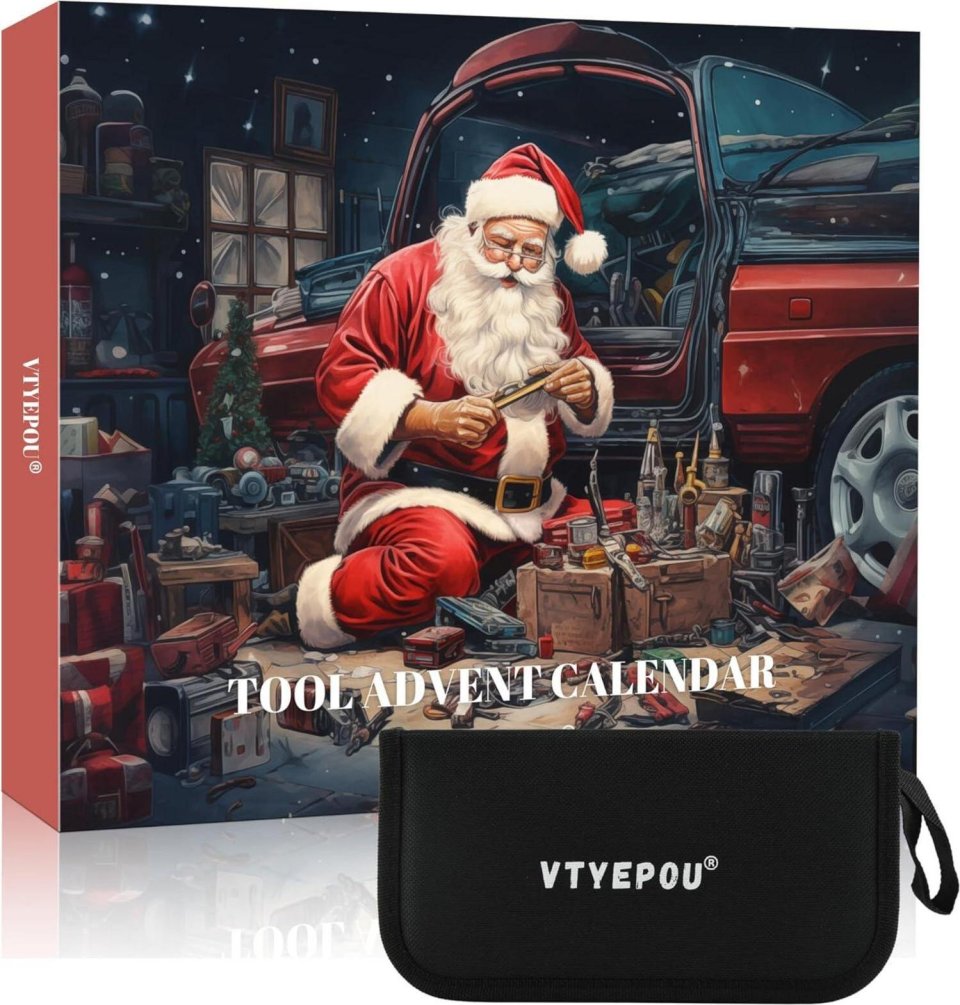 VTYEPOU Werkzeug-Adventskalender 24-in-1