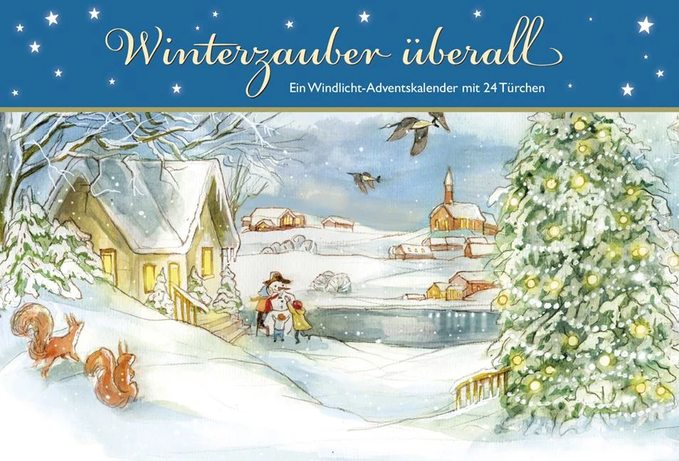 Kaufmann Verlag Winterzauber überall – Windlicht-Adventskalender mit 24 Türchen