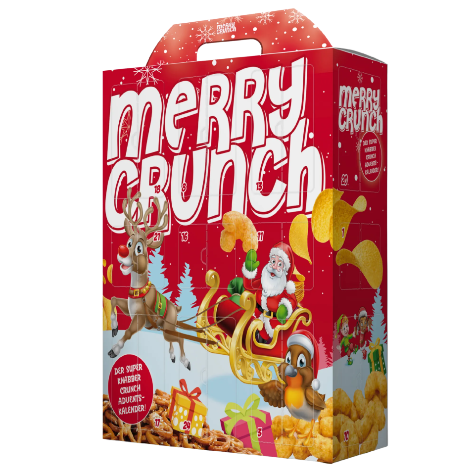 Handelshaus Huber-Kölle Merry Crunch Snack-Adventskalender 2026