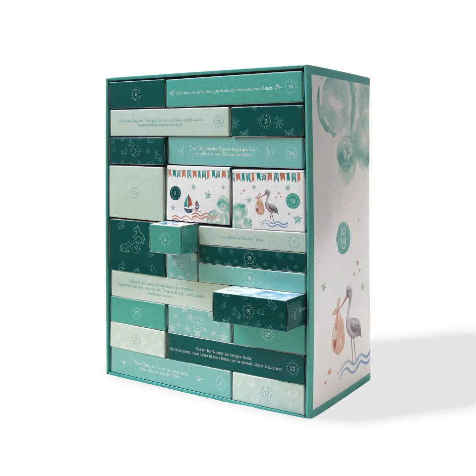 vortageins Adventskalender für Schwangere 2026